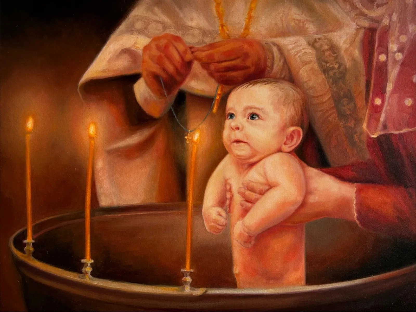 Картина ««Таинство крещения»» — Ольга Шуклина, Портрет, аукцион Artstore