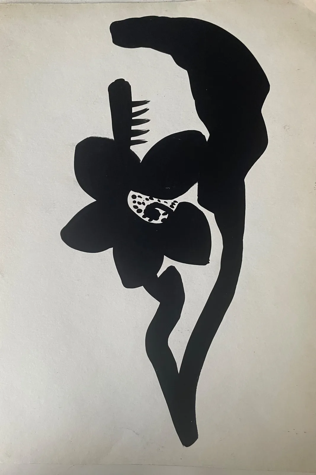 Картина «Цветок иероглиф» — Маша Казак, Абстракция, аукцион Artstore