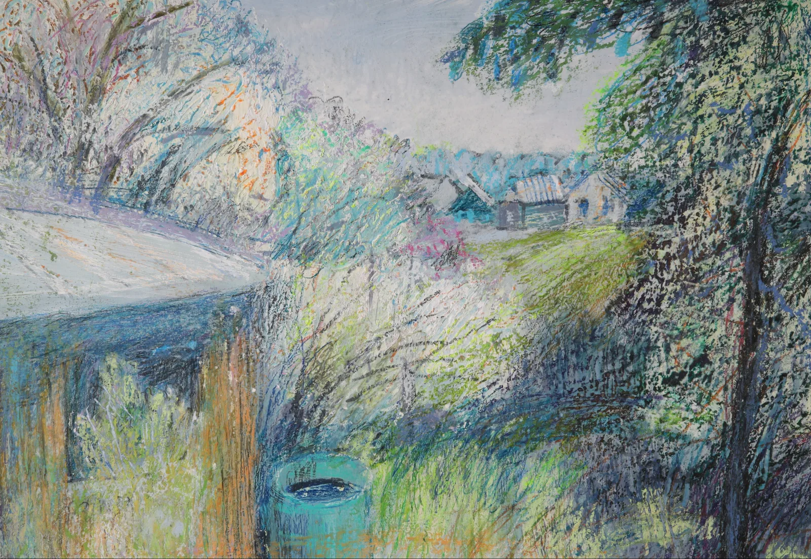 Картина «На даче» — Оксана Нагорская, Пейзаж, аукцион Artstore