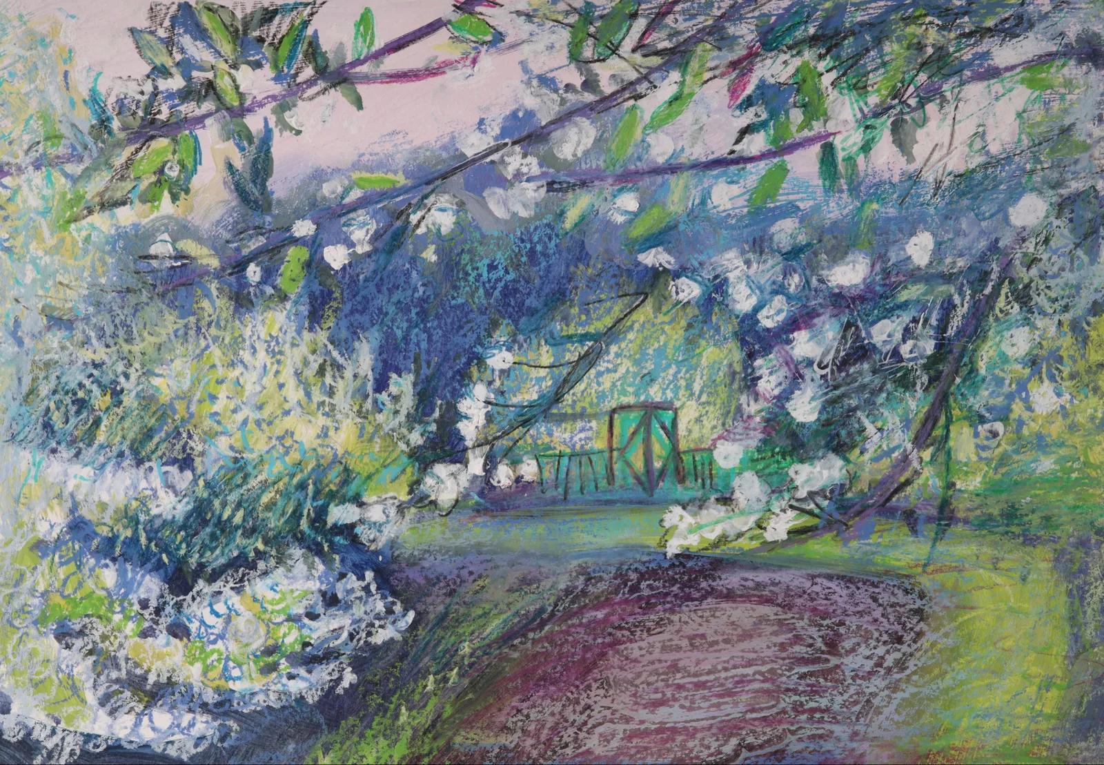 Картина «Весна за городом» — Оксана Нагорская, Пейзаж, аукцион Artstore