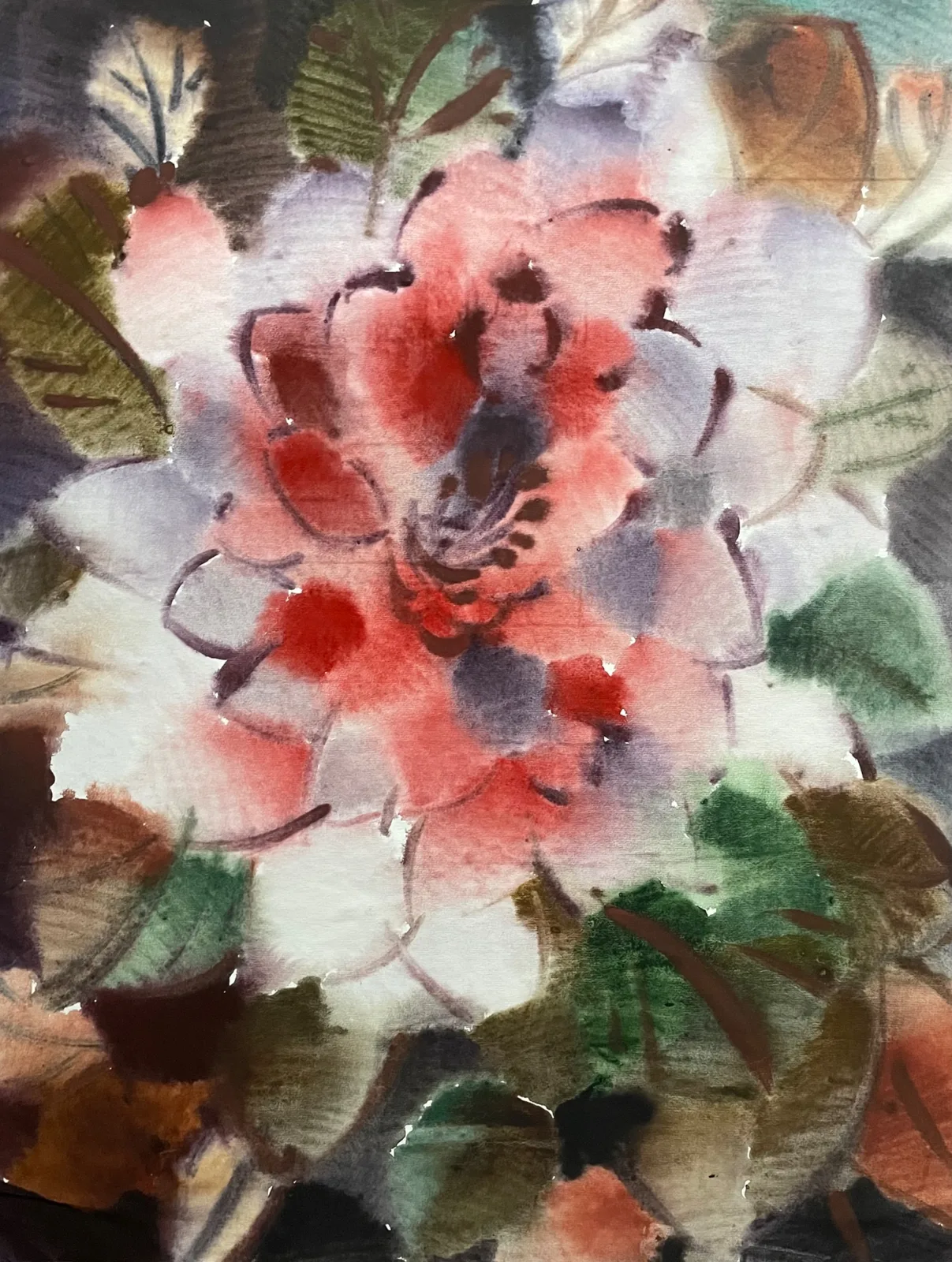 Картина «Пион» — Маша Казак, Пейзаж, аукцион Artstore