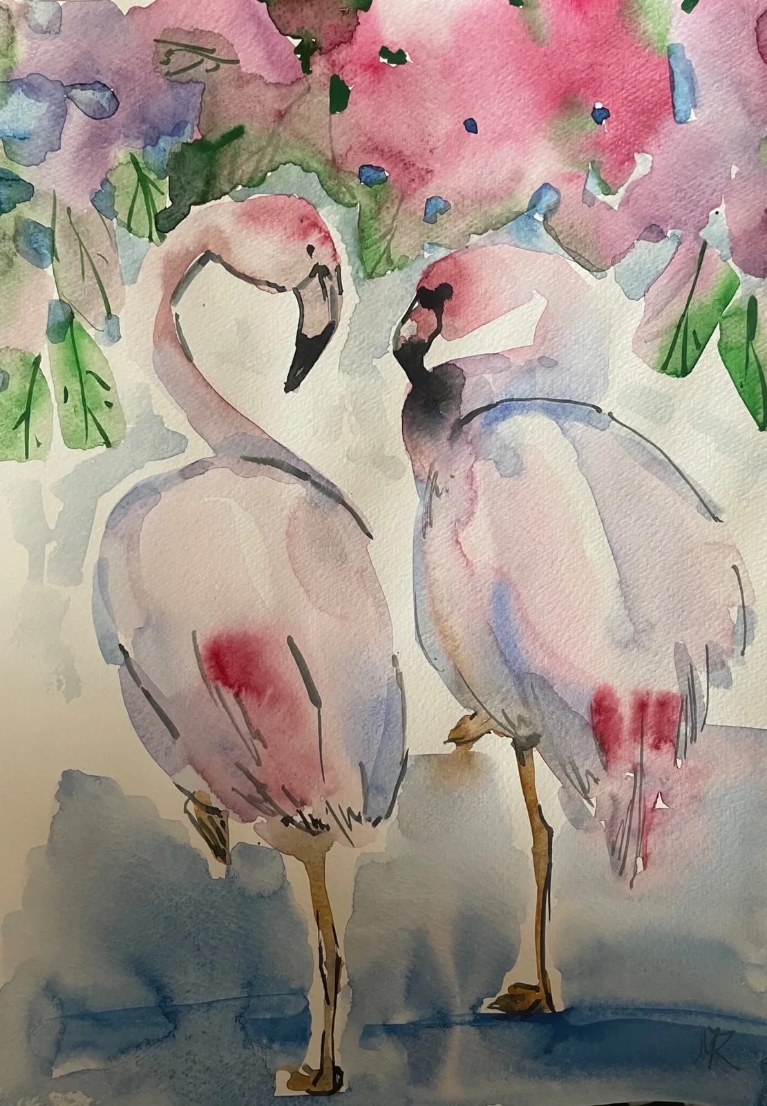 Картина «Пара» — Маша Казак, Анималистика, аукцион Artstore