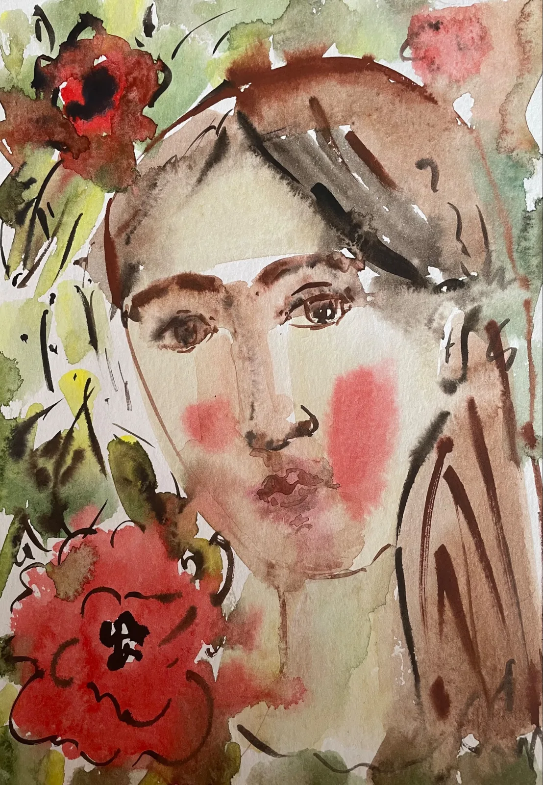 Картина «Девушка» — Маша Казак, Портрет, аукцион Artstore