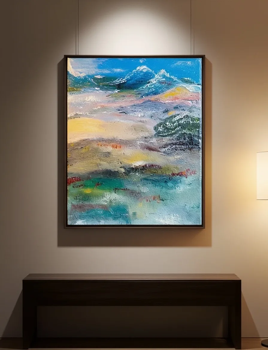 Картина «Горный хребет» — Екатерина Томская, Абстракция, аукцион Artstore