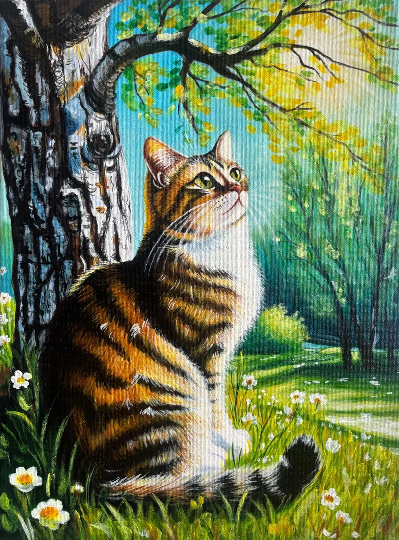 Весенний котик