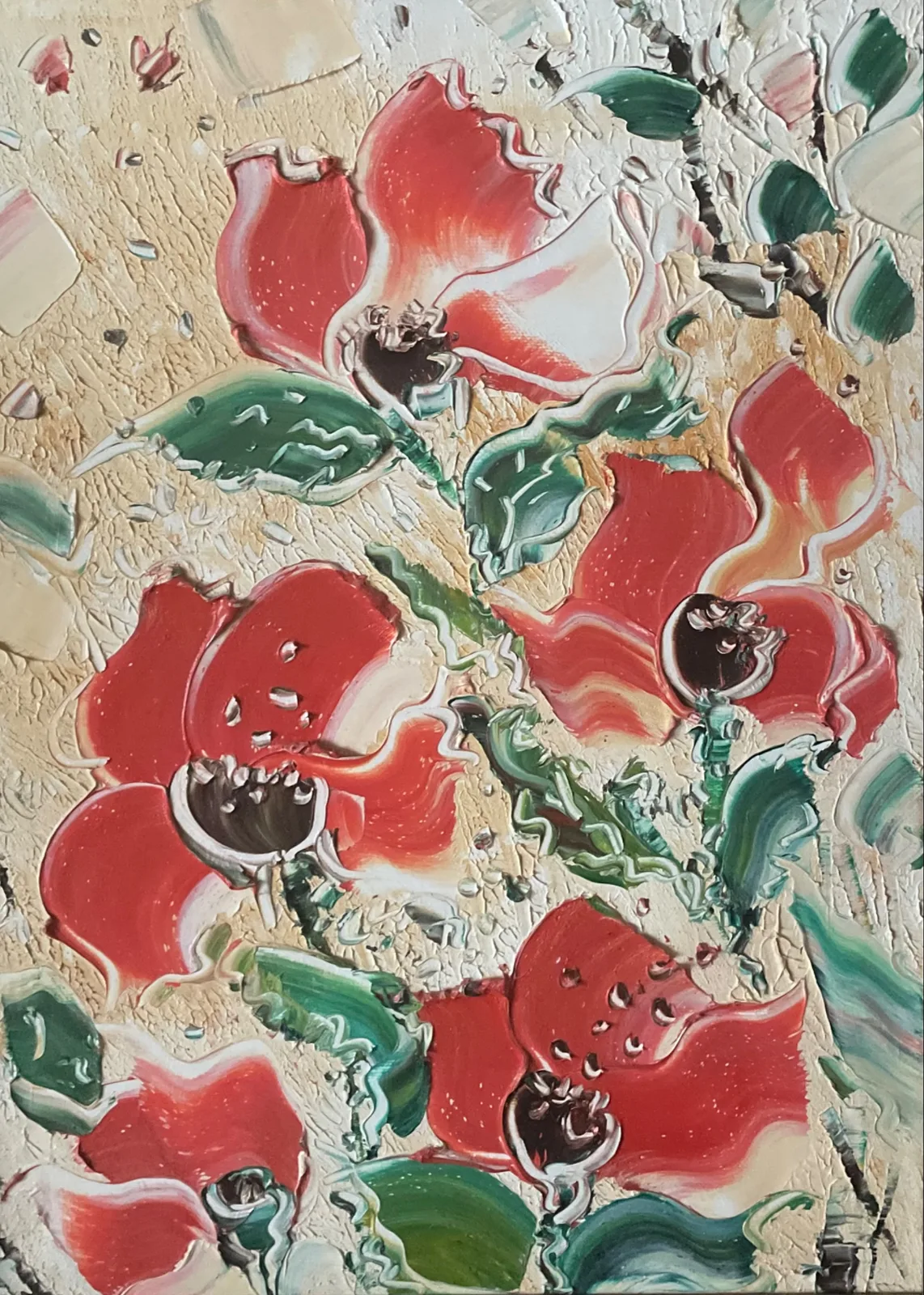 Картина «Маки» — Маша Казак, Натюрморт, аукцион Artstore