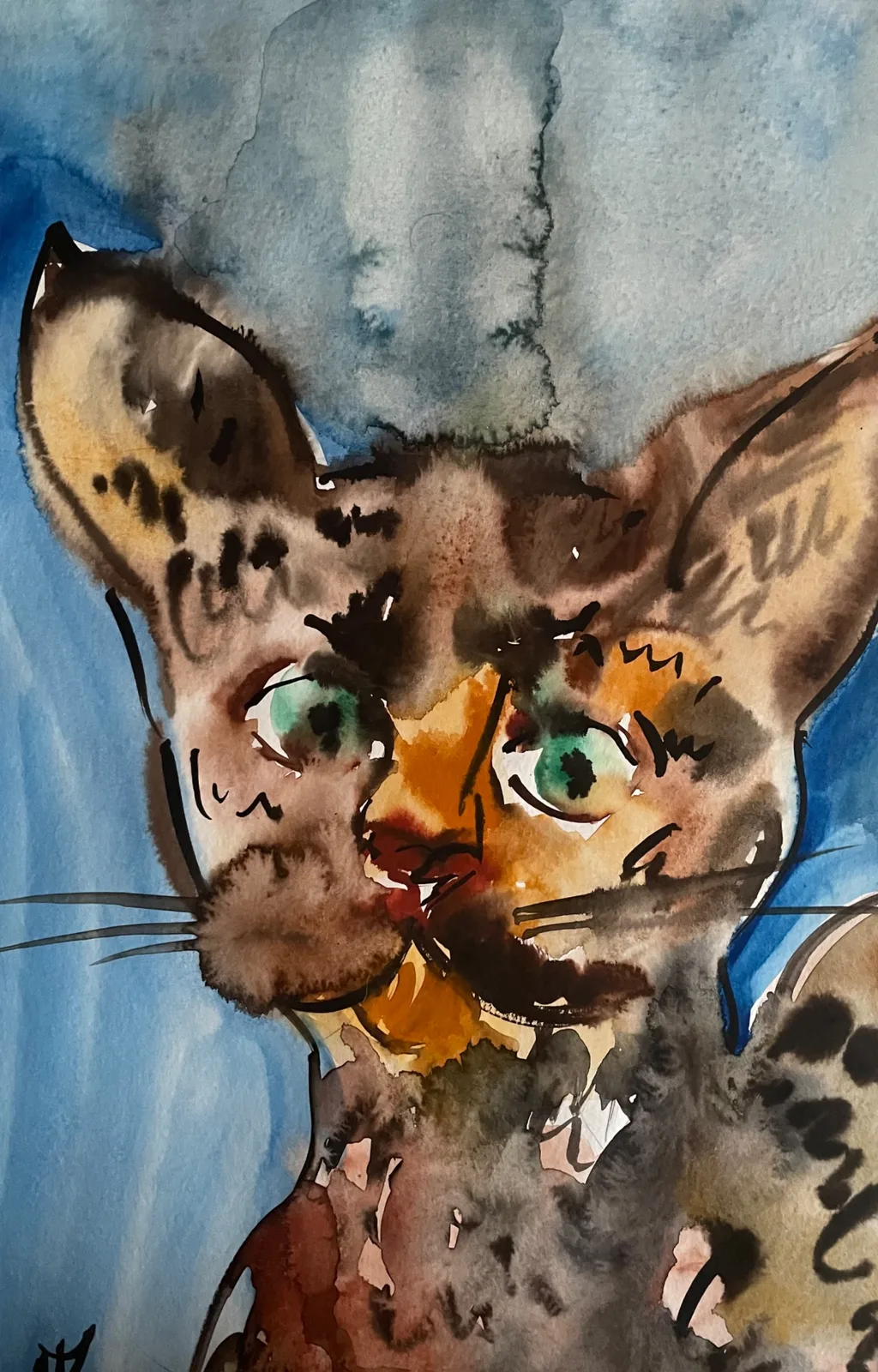 Картина «Котя» — Маша Казак, Портрет, аукцион Artstore