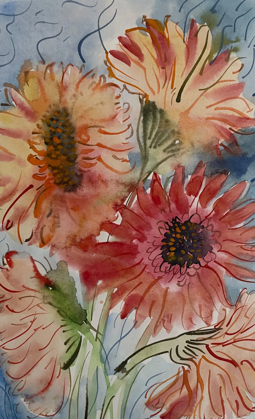 Картина «Ромашки» — Маша Казак, Натюрморт, аукцион Artstore