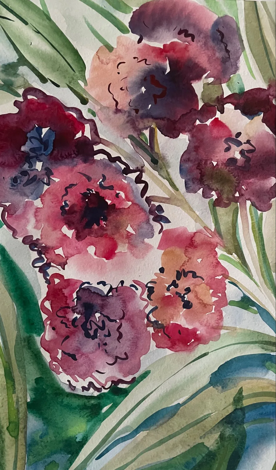 Картина «Морские цветы» — Маша Казак, Пейзаж, аукцион Artstore