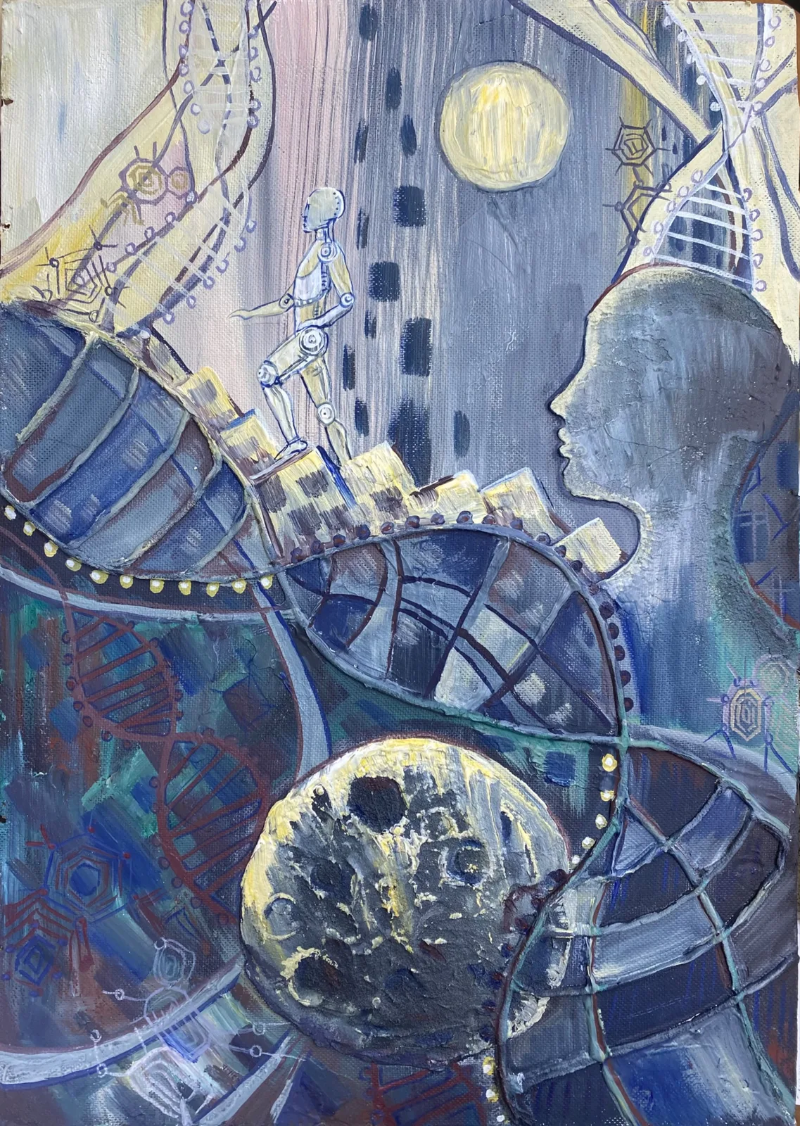 Картина «Секретный код в науке» — Анастасия Тетюхина, Другое, аукцион Artstore