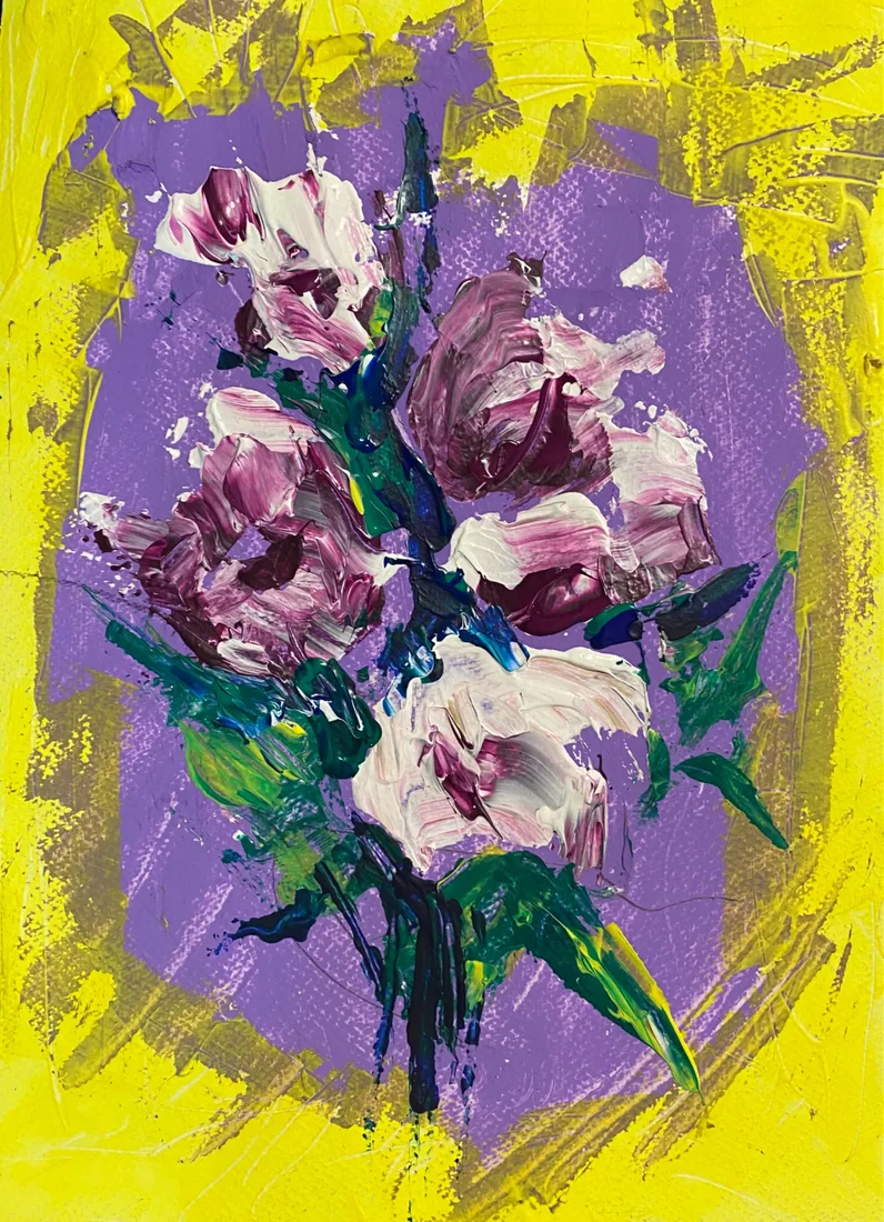 Картина «Ц-цветы» — Анна Титаренко-Хватова, Натюрморт, аукцион Artstore