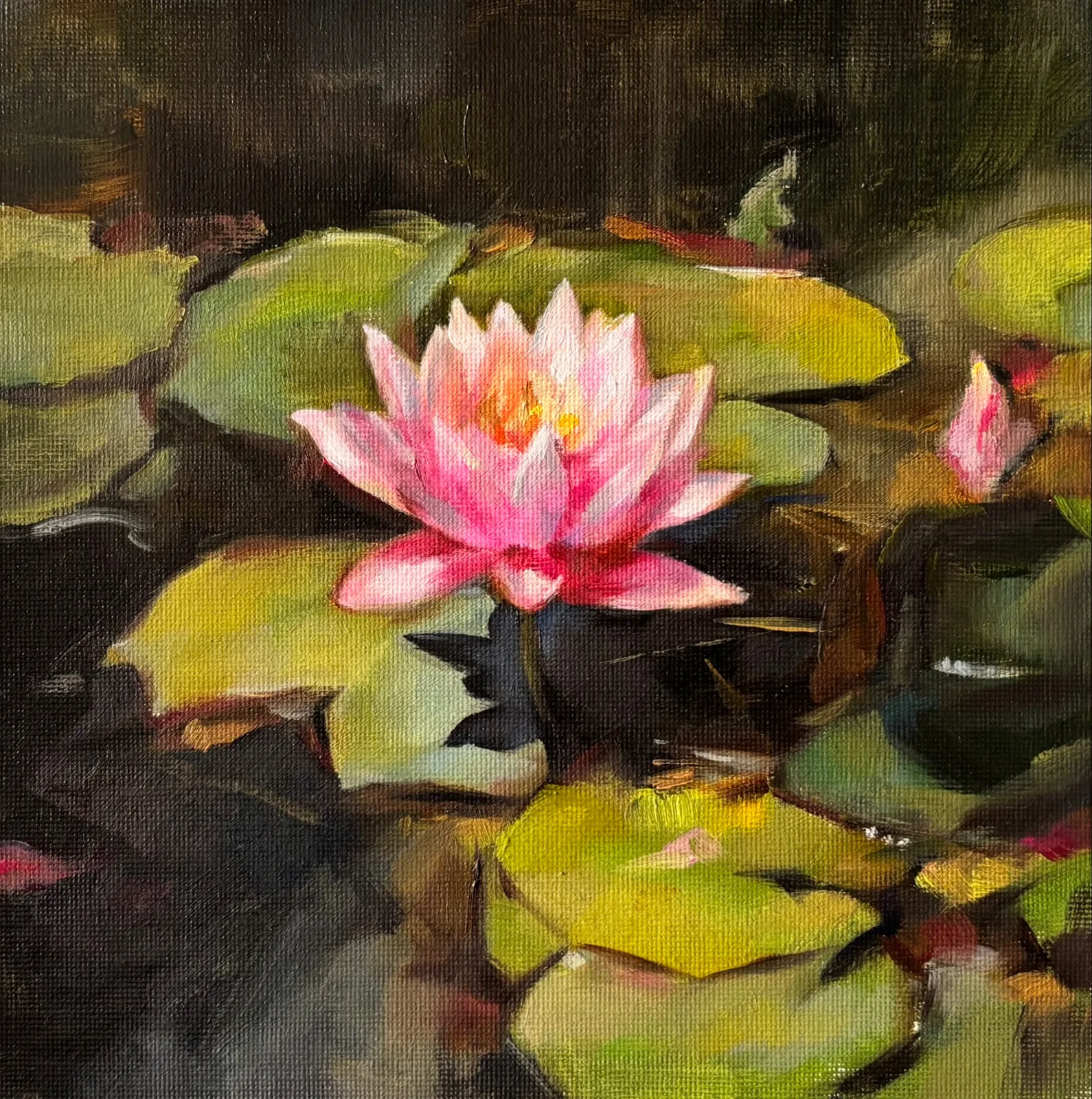 Картина ««Нимфея. Темная вода»» — Екатерина Терентьева, Пейзаж, аукцион Artstore