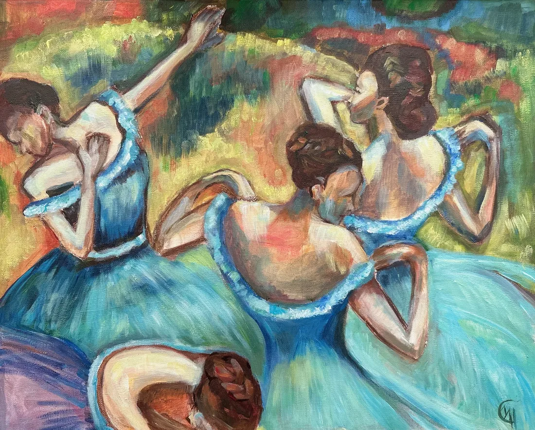 Картина «По мотивам Дега балерины» — Светлана Зиброва, Абстракция, аукцион Artstore