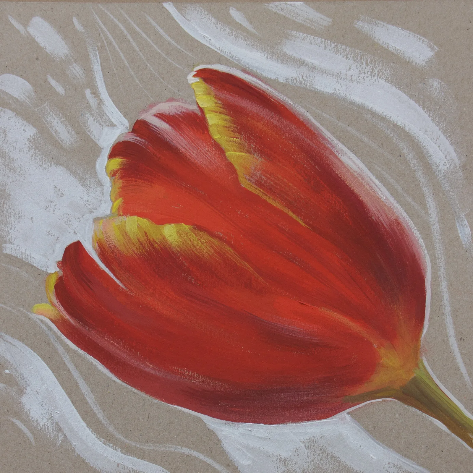 Картина «Тюльпан» — Алена Пьяных, Натюрморт, аукцион Artstore