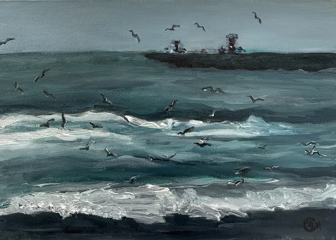 Картина «Картина акрилом море» — Светлана Зиброва, Пейзаж, аукцион Artstore