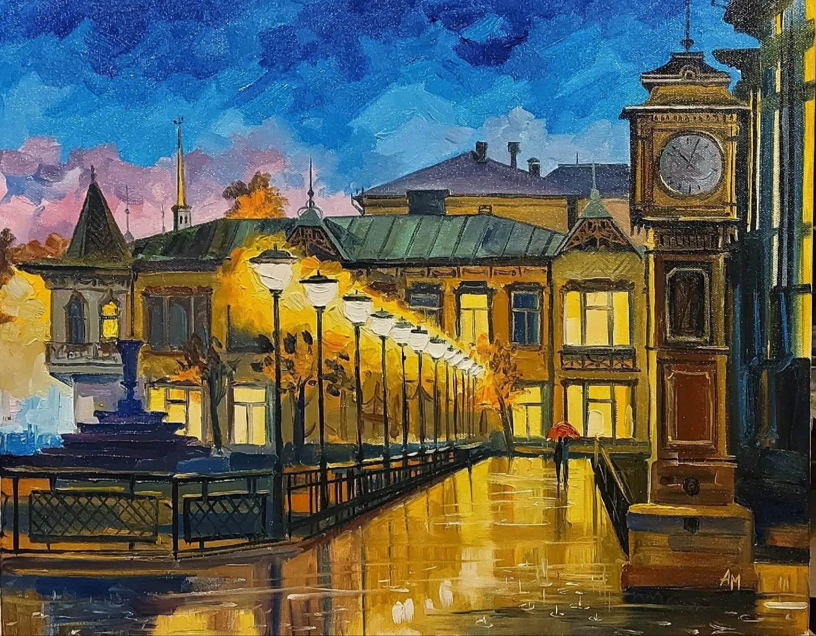 Картина «Городской пейзаж» — Анна Меньщикова, Городской пейзаж, аукцион Artstore