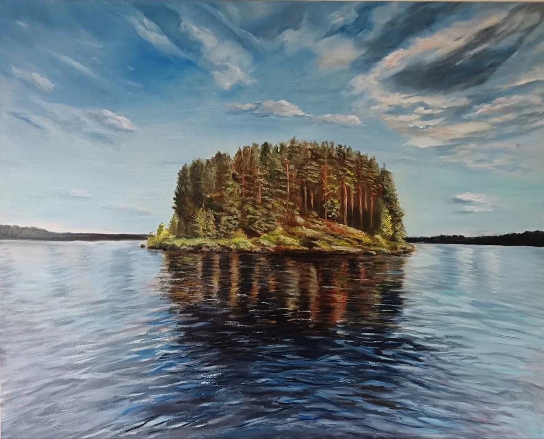 Картина «"Карельский остров"» — Валерия Жидких, Пейзаж, аукцион Artstore