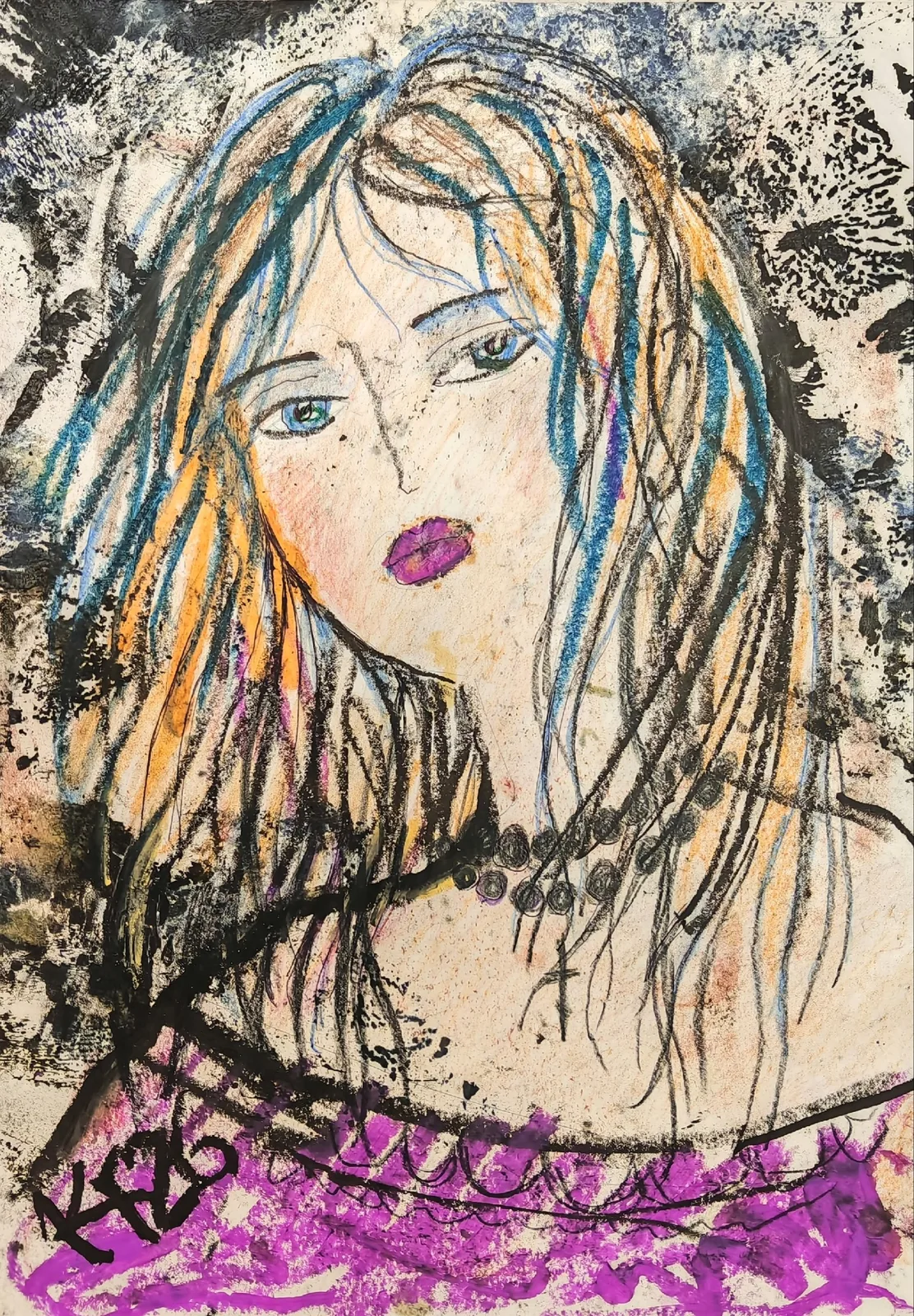 Картина «Утренний бриз» — Галина Кара, Портрет, аукцион Artstore