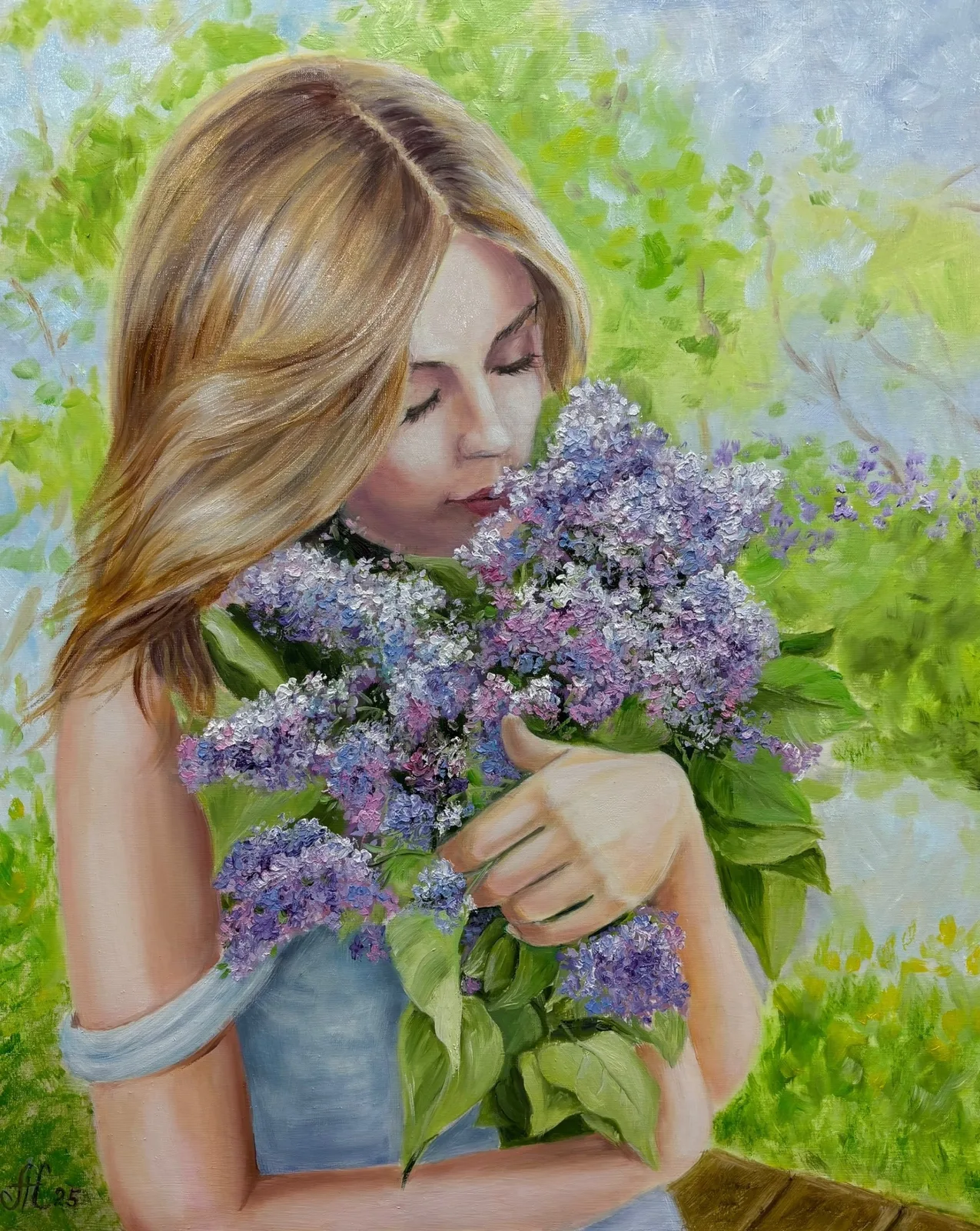 Картина «"Аромат весны"» — Алёна Скипина, Портрет, аукцион Artstore