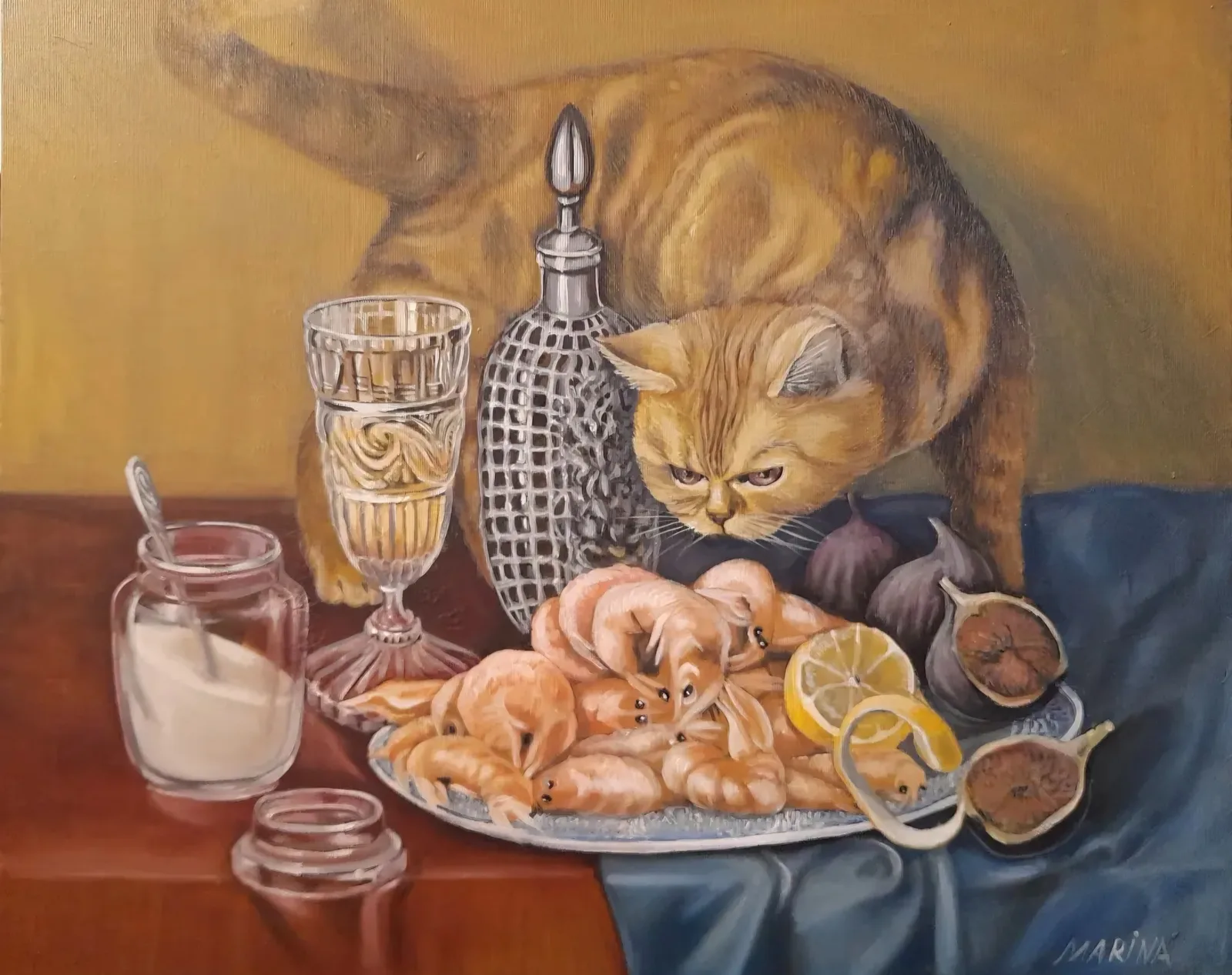 Рыжий кот.