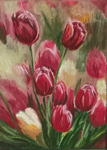 Картина «"Тюльпаны"» — Валерия Жидких, Другое, аукцион Artstore