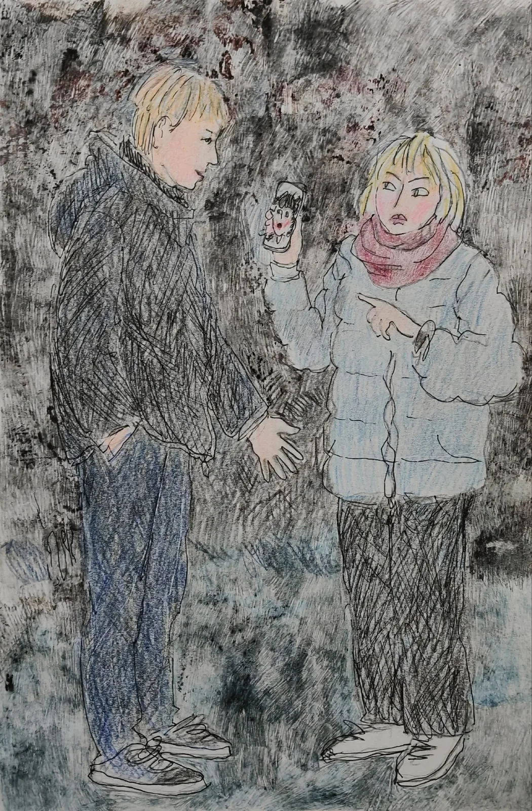 Картина «"Ну-у..."» — Галина Кара, Жанровая живопись, аукцион Artstore