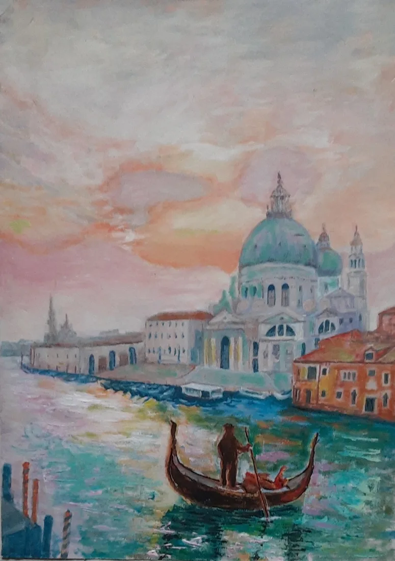 Картина «Розовое утро» — Светлана Хорват, Городской пейзаж, аукцион Artstore