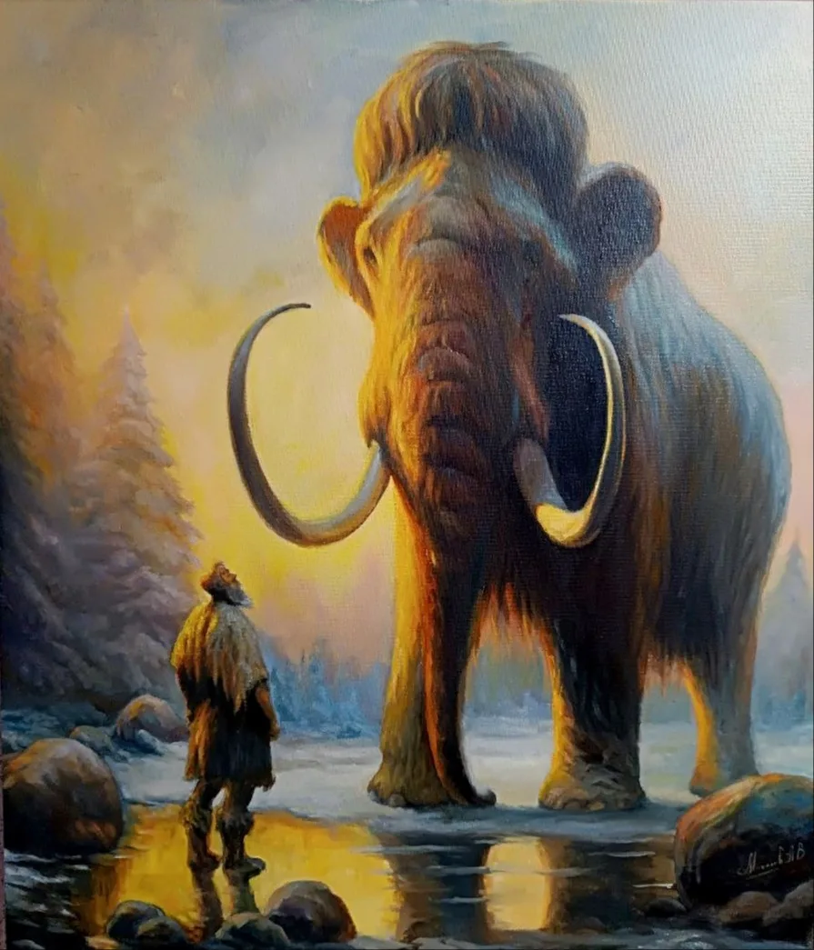 Картина «Мамонт» — Артур Михалев, Жанровая живопись, аукцион Artstore