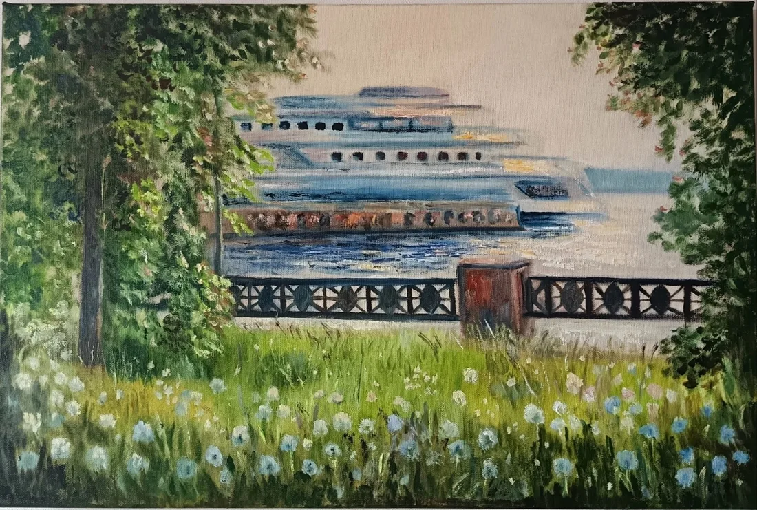 Картина «"Летний Петрозаводск"» — Валерия Жидких, Пейзаж, аукцион Artstore