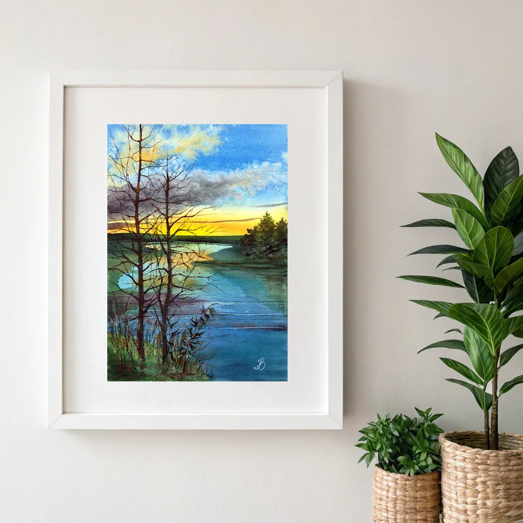 Дыхание вечернего озера