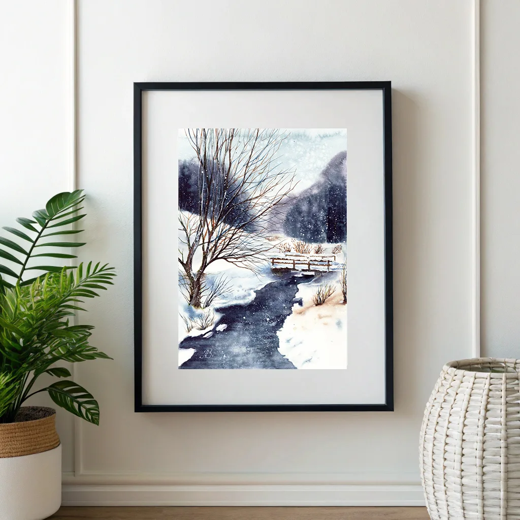 Зимний мостик