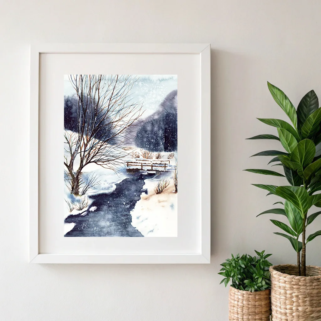 Зимний мостик