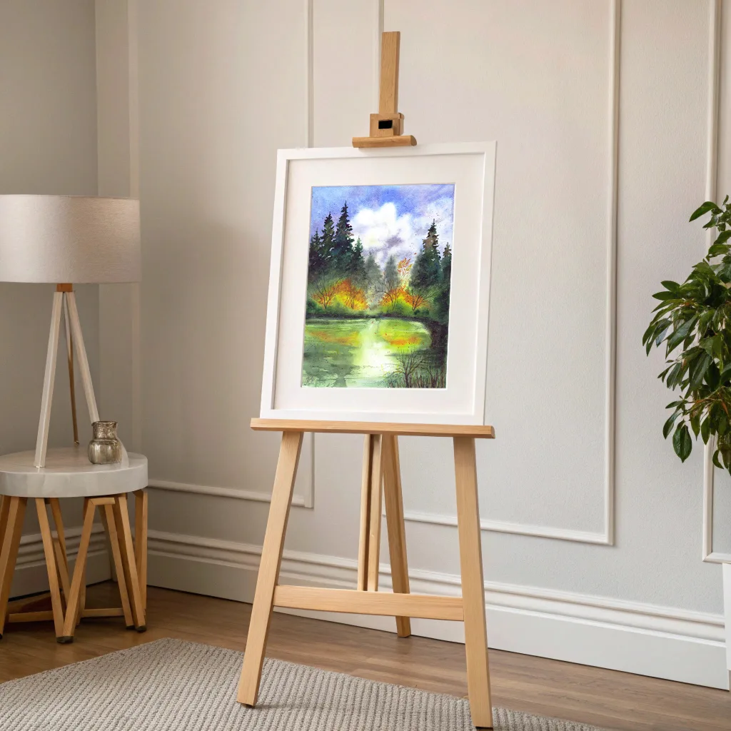 Осень у пруда