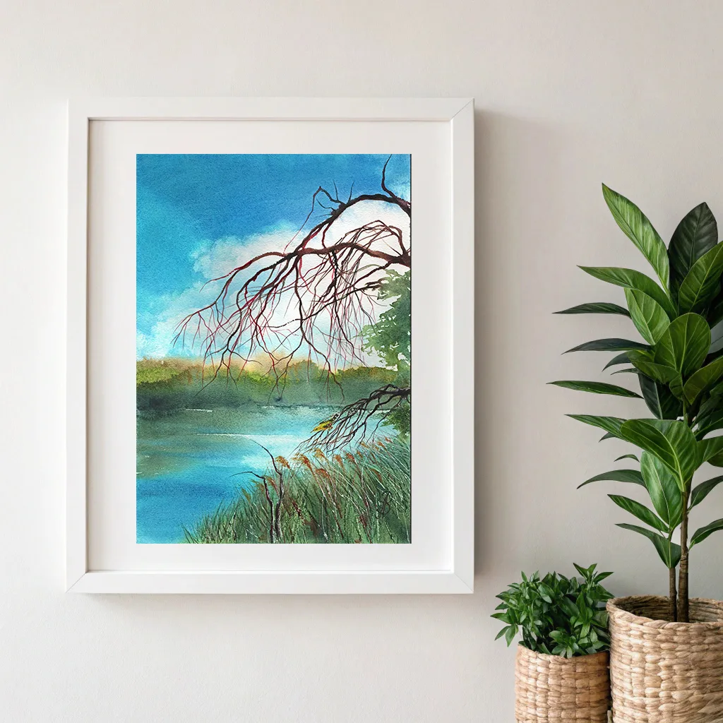 Иволга у реки