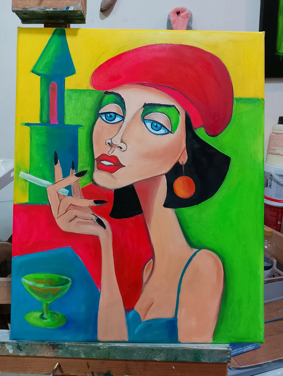 Студентка, 40х50