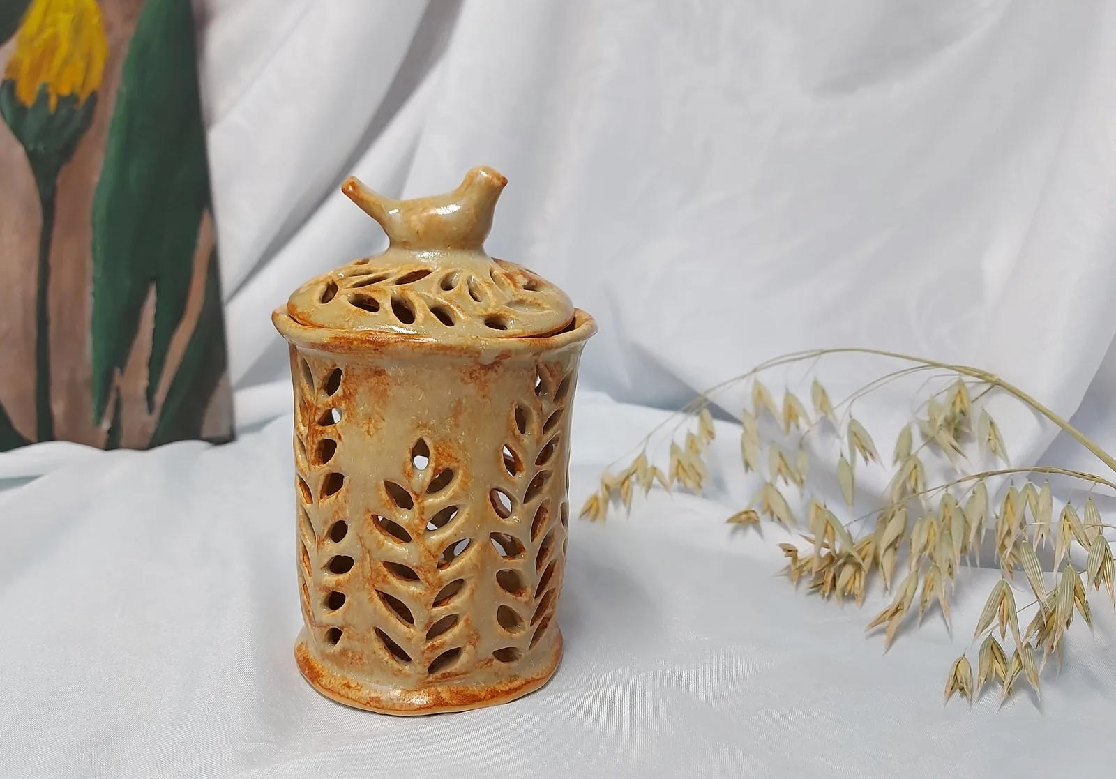 Подсвечник керамический