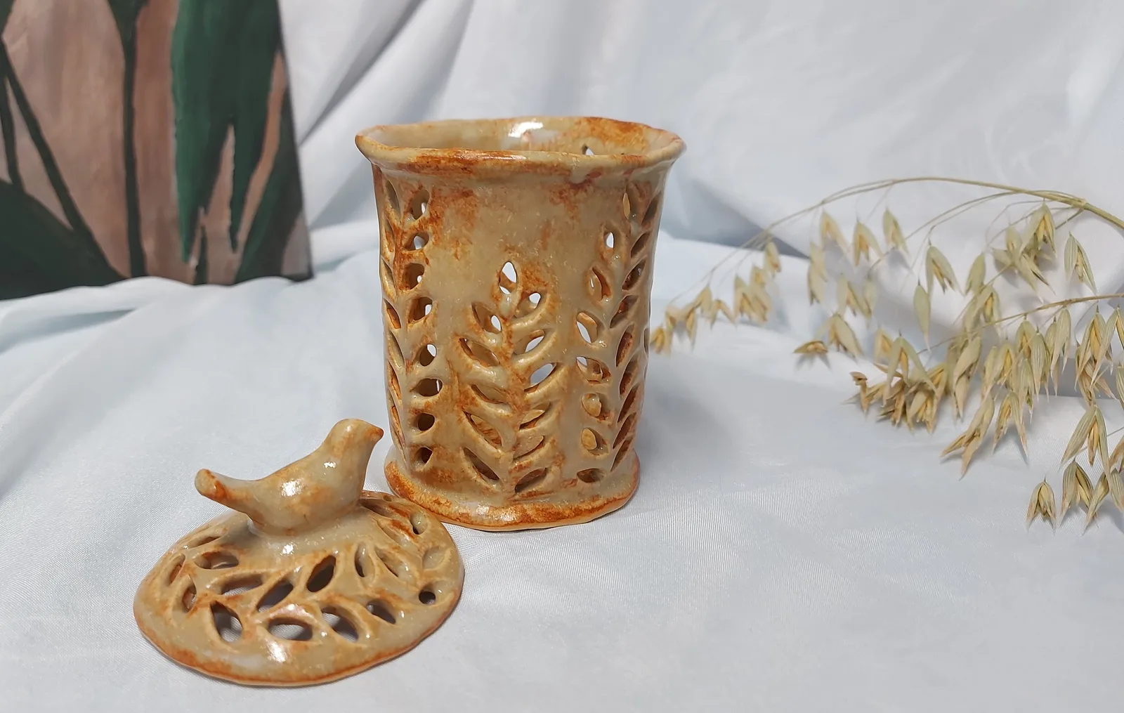 Подсвечник керамический