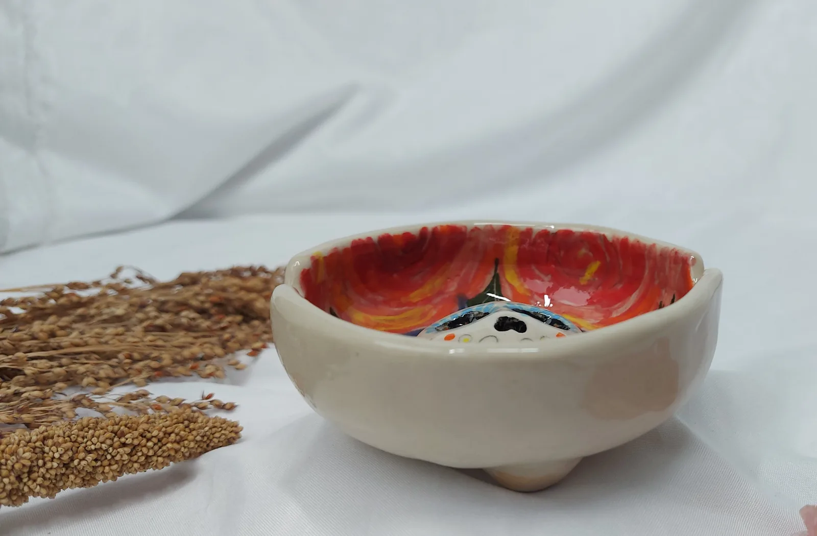 Блюдце для украшений или мелочей, подставка для аромапалочек