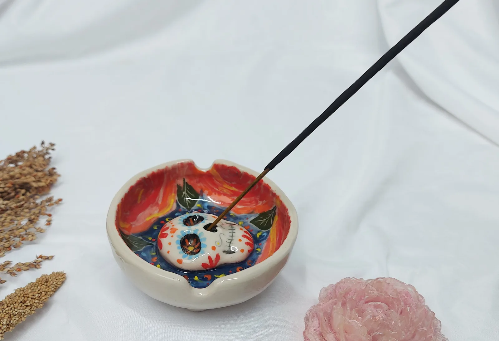 Блюдце для украшений или мелочей, подставка для аромапалочек