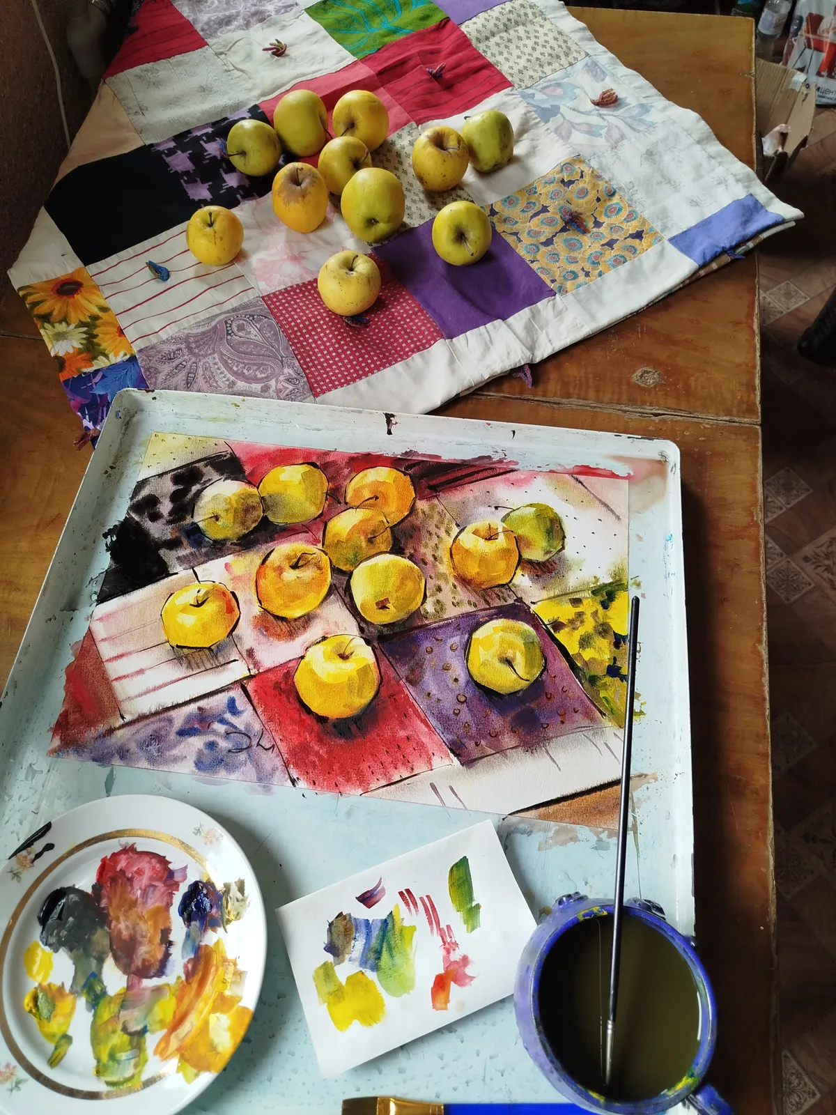 "Я люблю яблоки"