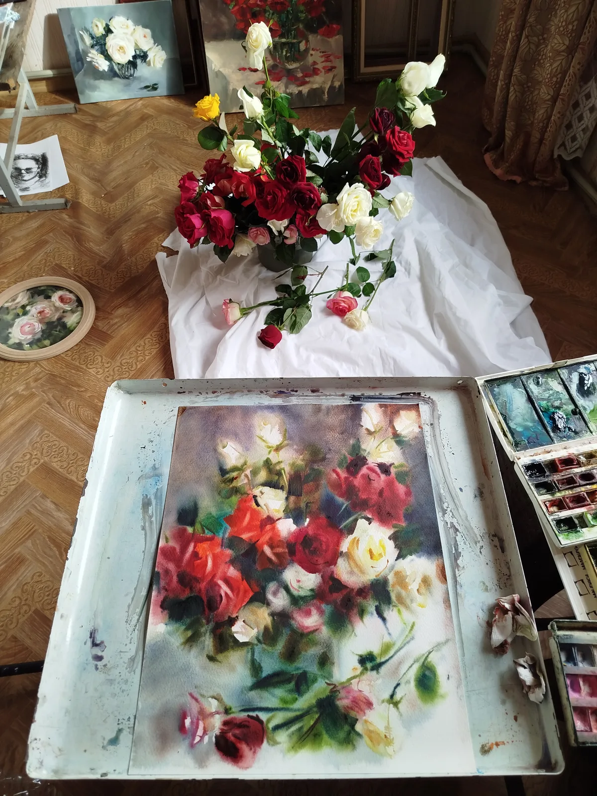 Февральские розы