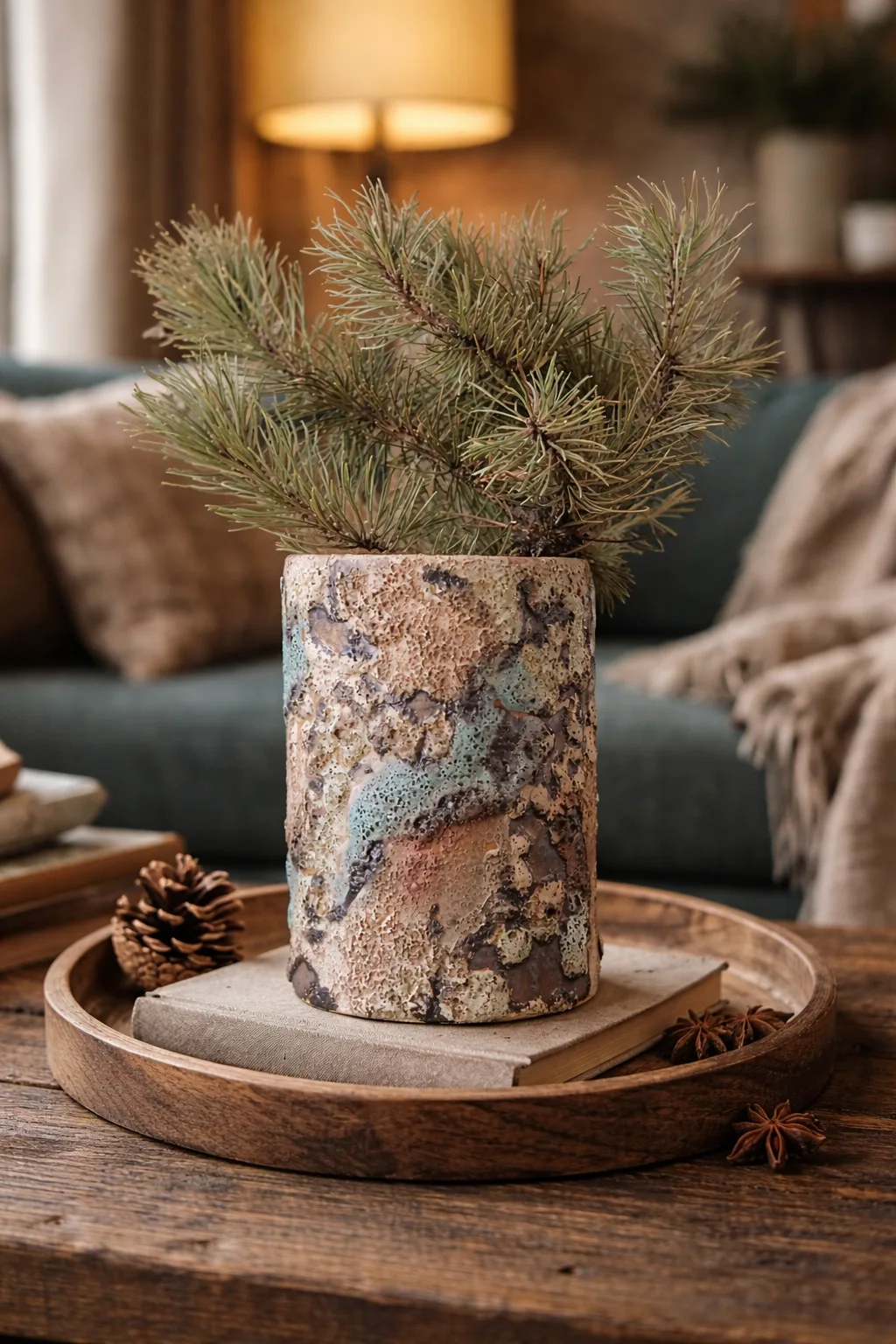 Ваза интерьерная "У хвойных корней!