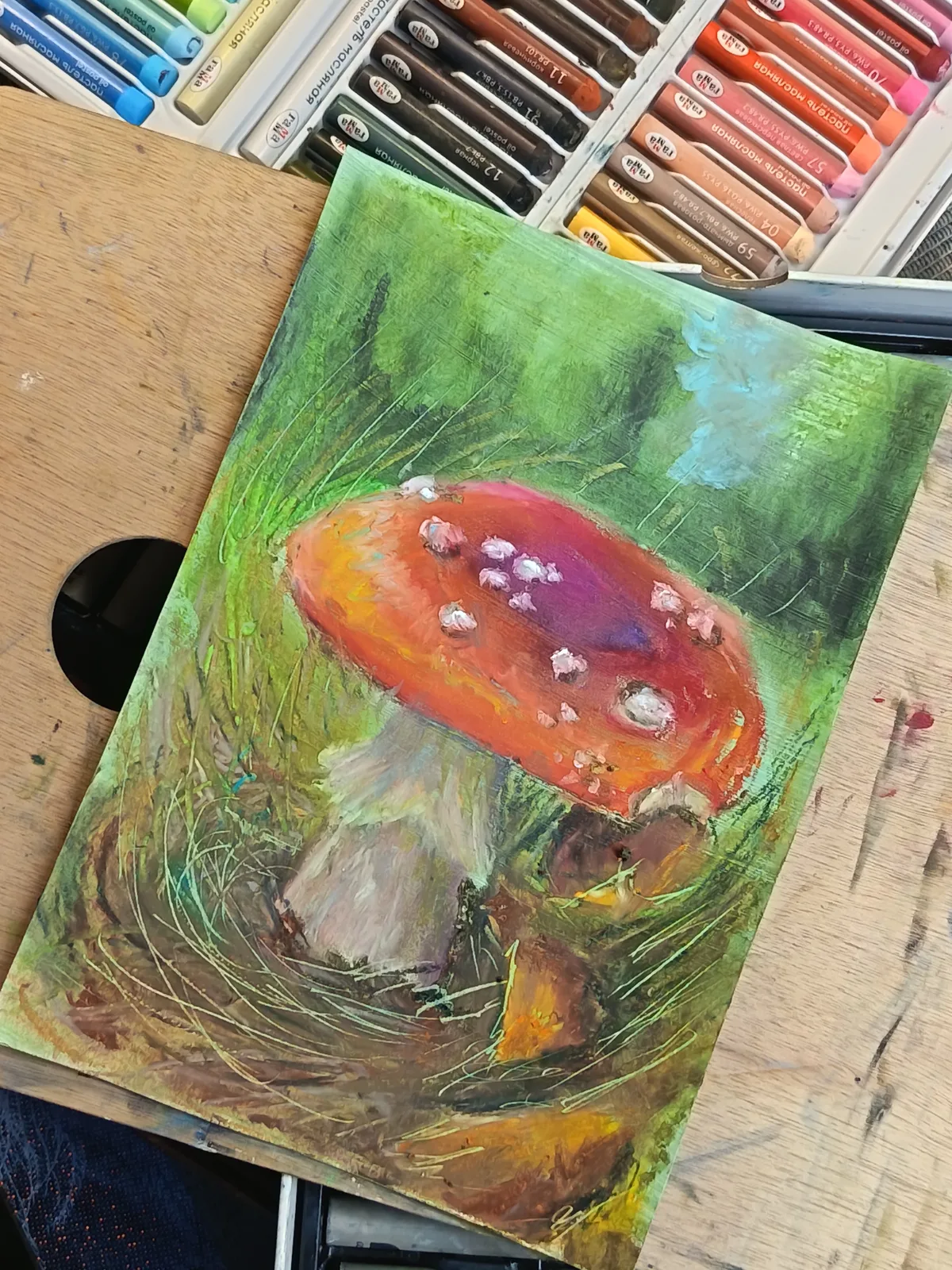 Мухоморчик, пленэр