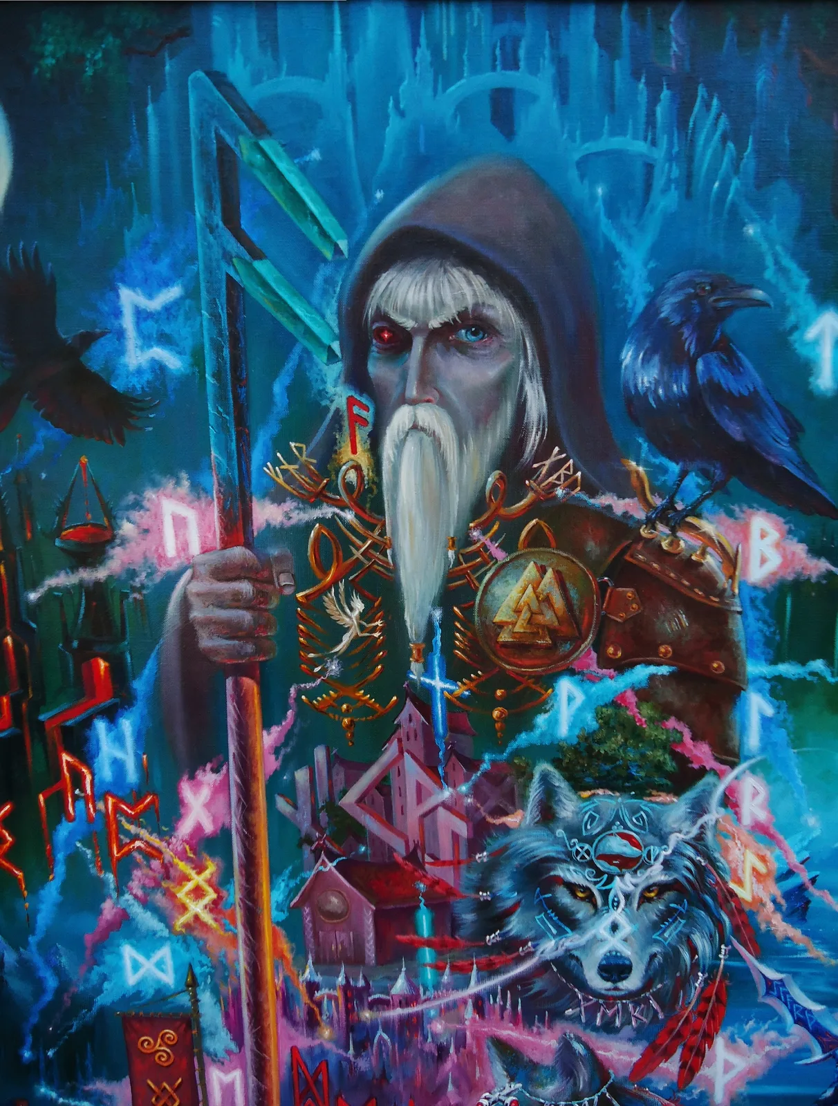 "Óðinn и Древо Мира Иггдрасиль"