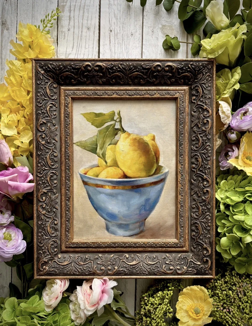 «Лимоны в синей пиале»