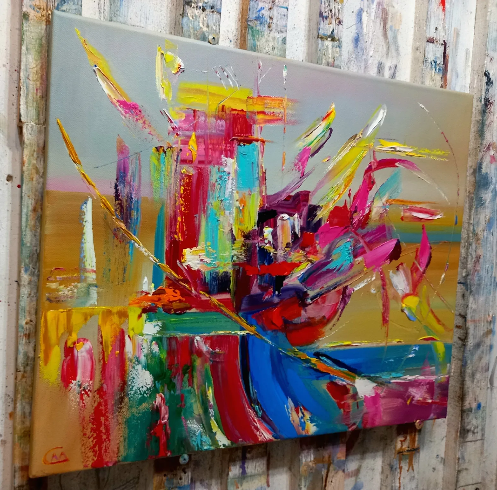 «Девушка, смотрящая на закат в Тоскане»