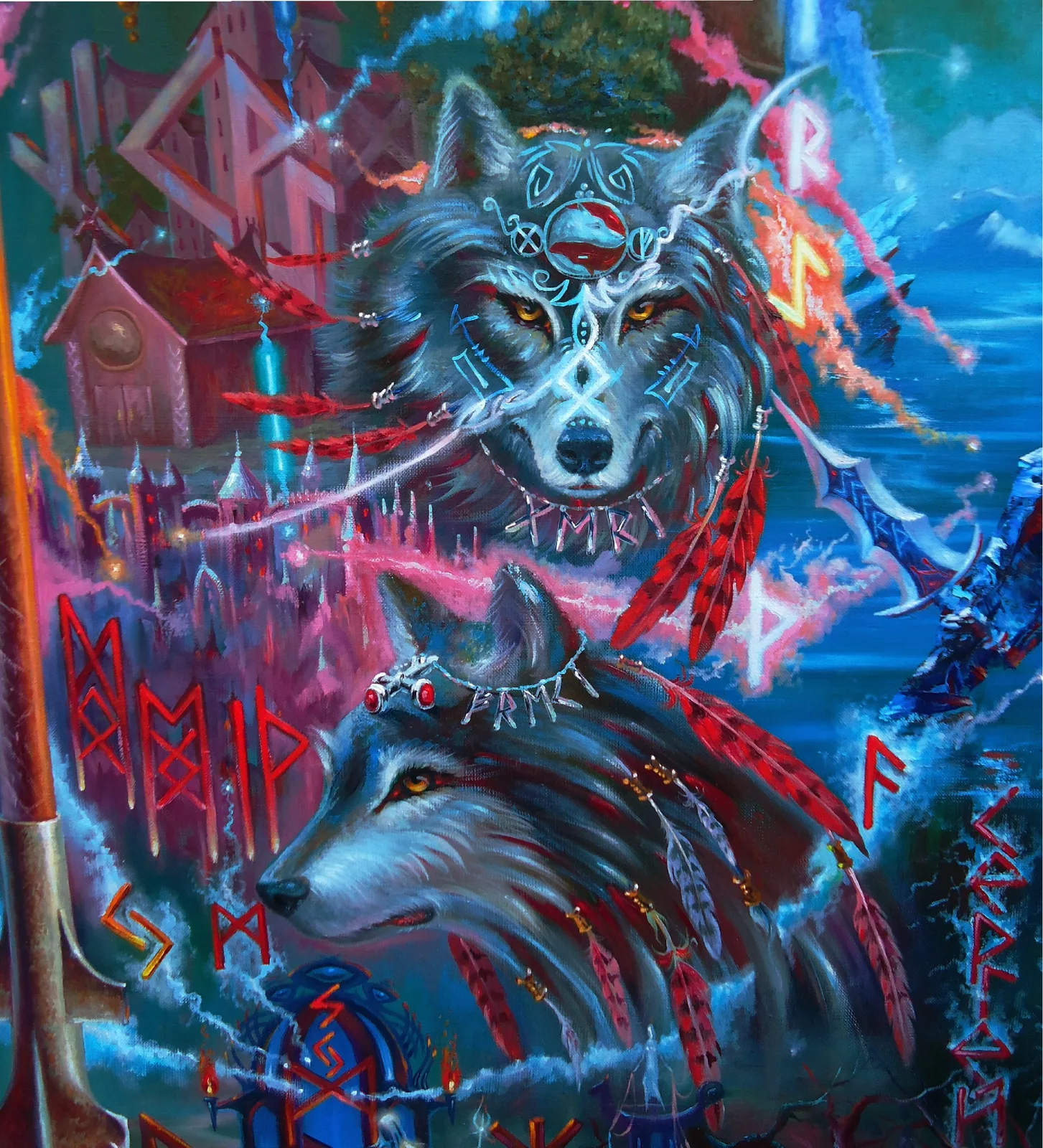 "Óðinn и Древо Мира Иггдрасиль"