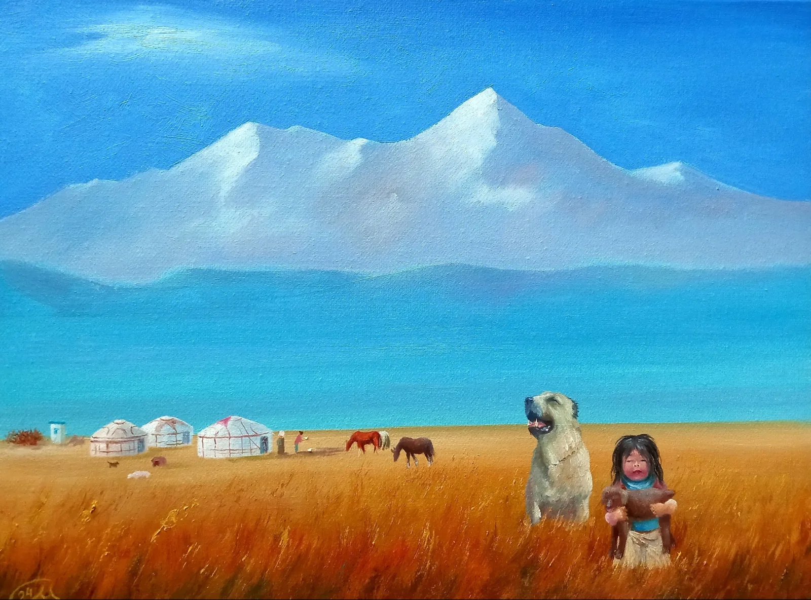 Картина «Дочь степей» — Сергей Могилевский, Жанровая живопись, аукцион Artstore