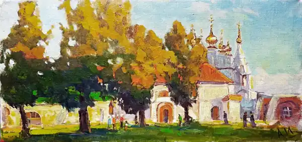 Богоявленский храм х.м 30х62 2025