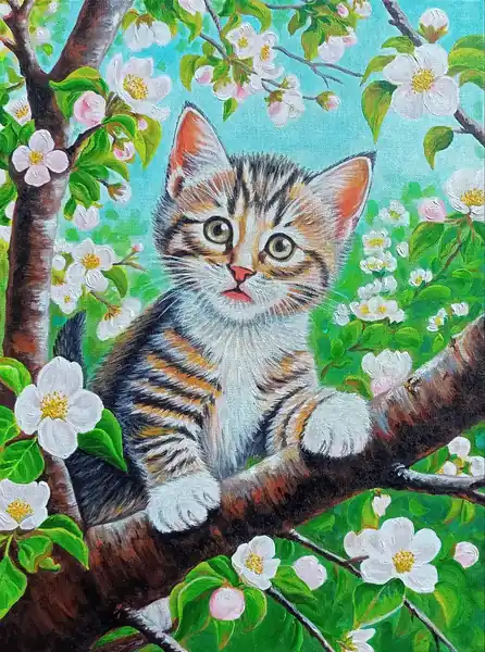 Картина «"Первая весна"» — Светлана Кижаева, Анималистика, аукцион Artstore